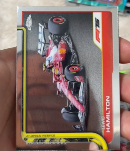 2025 Topps Chrome Formula 1 #76 Lewis Hamilton — front