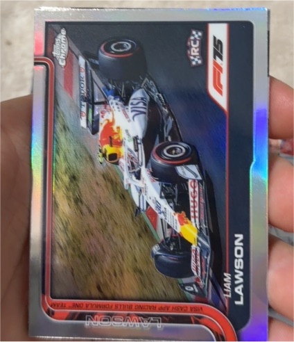2025 Topps Chrome Formula 1 #83 Liam Lawson — front