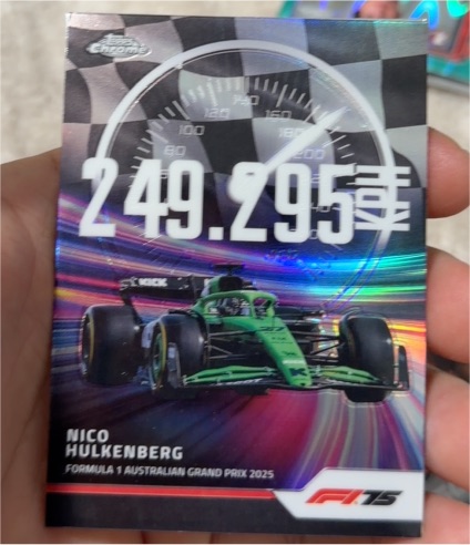 2025 Topps Chrome Formula 1 #TS-10 Nico Hulkenberg Top Speed — front
