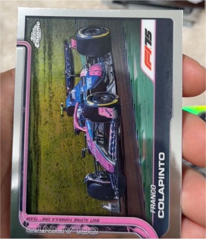 2025 Topps Chrome Formula 1 #87 Franco Colapinto — front
