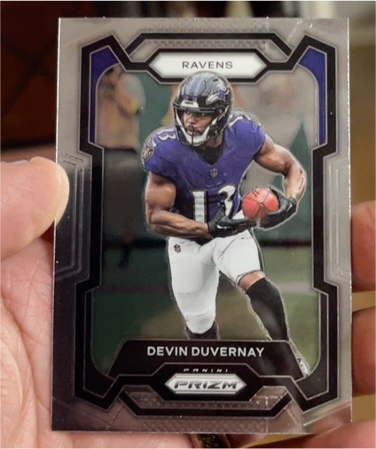 2023 Panini Prizm #23 Devin Duvernay — front