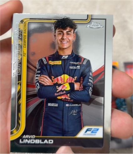 2025 Topps Chrome Formula 1 #23 Arvid Lindblad — front