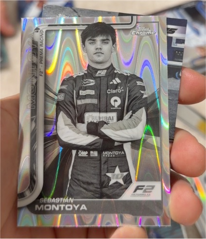 2025 Topps Chrome Formula 1 #30 Sebastian Montoya — front