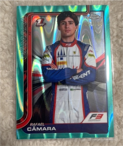 2025 Topps Chrome Formula 1 F3 Rafael Câmara #47 — front