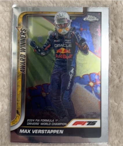 2025 Topps Chrome Formula 1 #148 Max Verstappen Award Winners — front