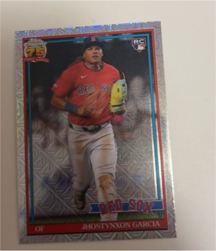 2026 Topps Series 1 Silver Pack Mojo #91C-23 Jhostynxon Garcia — front