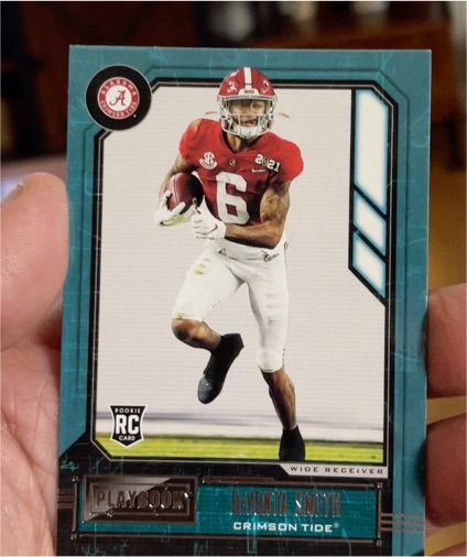 2021 Panini Chronicles Draft Picks Playbook #337 DeVonta Smith — front