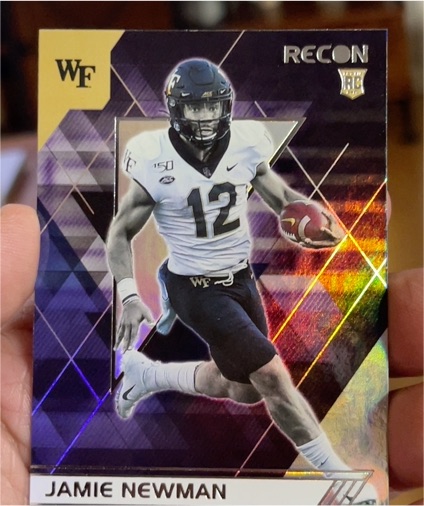 2021 Panini Chronicles Draft Picks Recon #147 Jamie Newman Rookie — front