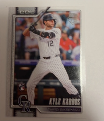 2026 Topps Series 1 #334 Kyle Karros — front