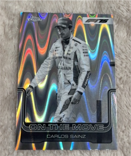 2025 Topps Chrome Formula 1 #189 Carlos Sainz On The Move — front