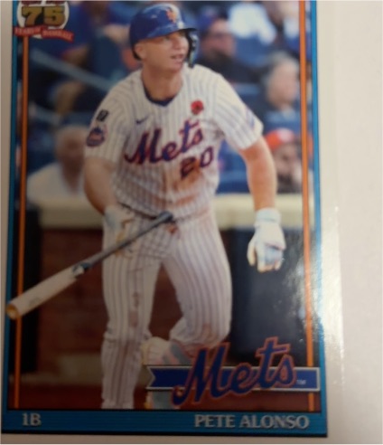 2026 Topps Series 1 1991 #T91-12 Pete Alonso — front