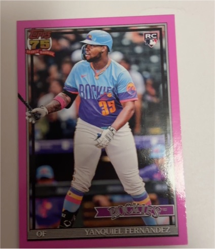 2026 Topps Series 1 1991 Topps #T91-61 Yanquiel Fernandez — front
