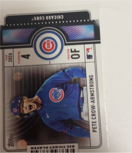 2026 Topps Series 1 Big Ticket Players #BTP-13 Pete Crow-Armstrong — front