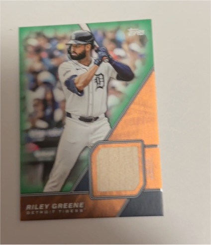 2026 Topps Series 1 Major League Material #MLM-RG Riley Greene — front