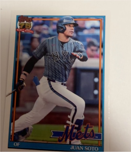 2026 Topps Series 1 1991 Topps #T91-82 Juan Soto — front