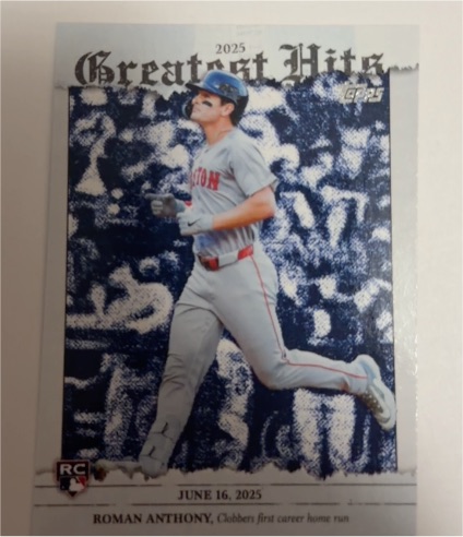 2026 Topps Series 1 #GH-26 Roman Anthony Greatest Hits Red Sox Rookie — front