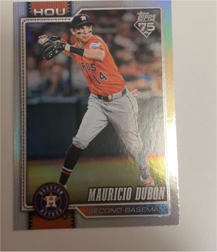 2026 Topps Series 1 #191 Mauricio Dubon — front