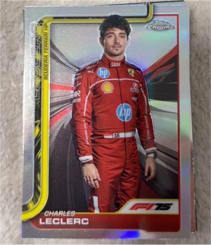 2025 Topps Chrome Formula 1 #3 Charles Leclerc — front