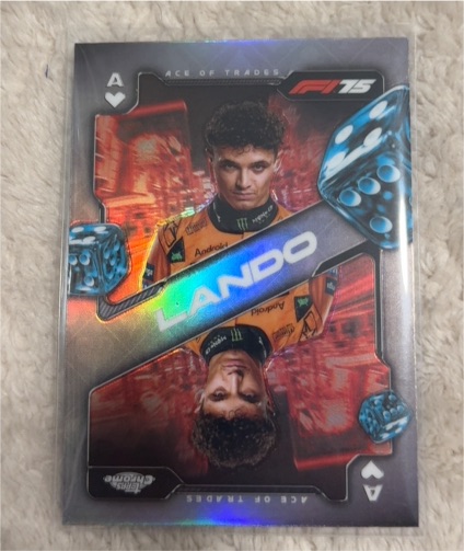 2025 Topps Chrome Formula 1 #SCA-4 Lando Norris Ace of Trades — front