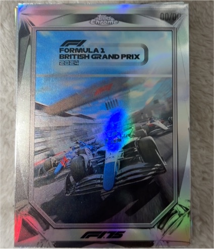 2025 Topps Chrome Formula 1 Diamond Drives British Grand Prix #F175-2 — front