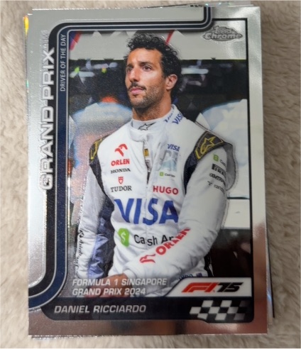 2025 Topps Chrome Formula 1 #139 Daniel Ricciardo — front