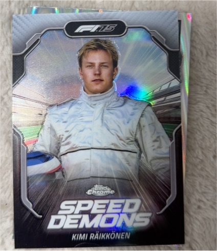 2025 Topps Chrome F1 Speed Demons #SD-11 Kimi Räikkönen — front