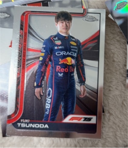2025 Topps Chrome Formula 1 #2 Yuki Tsunoda — front