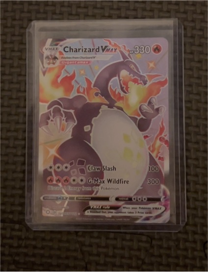 2020 Pokémon Shining Fates #SV107 Charizard VMAX — front
