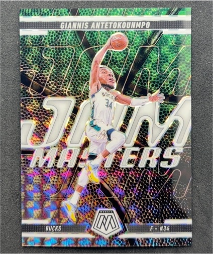 2024-25 Panini Mosaic #14 Giannis Antetokounmpo Jam Masters — front