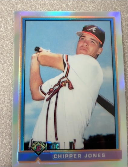 1998 Bowman Chrome #29 Chipper Jones — front