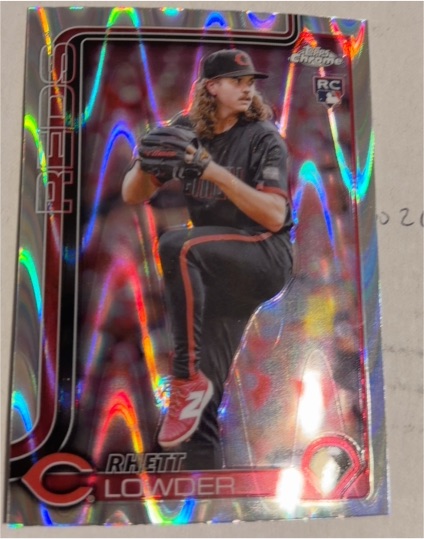 2025 Topps Chrome #147 Rhett Lowder — front