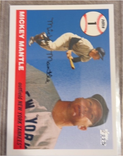 2006 Topps Multi-Year Issue Mickey Mantle Home Run History #MHR1 Mickey Mantle — front