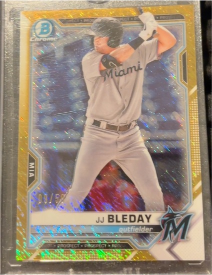 2021 Bowman Chrome #BCP-200 JJ Bleday — front