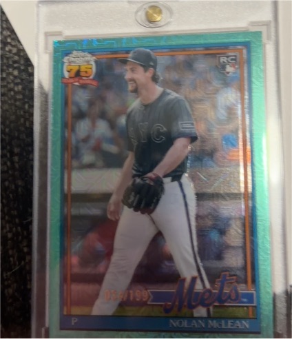 2026 Topps Series 1 Silver Pack Mojo #91C-48 Nolan McLean — front