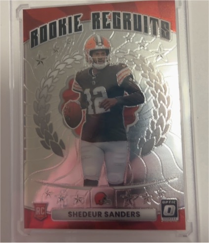 2025 Panini Donruss Optic #20 Shedeur Sanders Rookie Recruits — front