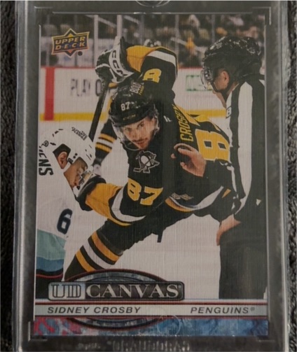 2025-26 Upper Deck Series 1 UD Canvas #C-76 Sidney Crosby — front