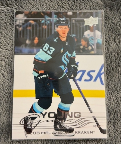 2025-26 Upper Deck Series 1 #230 Jacob Melanson Young Guns Rookie — front