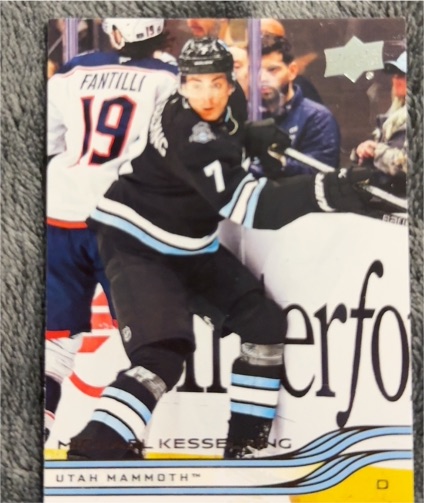 2025-26 Upper Deck #172 Michael Kesselring Utah Mammoth — front