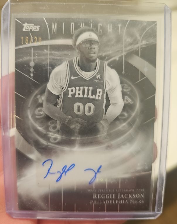 2025 Topps Midnight Stroke of Midnight #SM-RJ Reggie Jackson — front