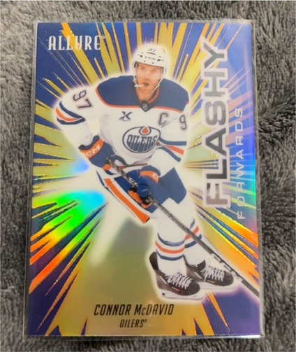 2025-26 Upper Deck Allure #FF-6 Connor McDavid Flashy Forwards — front