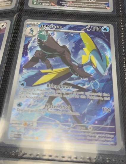 2024 Pokémon #142 Inteleon Illustration Rare Mega Evolution — front