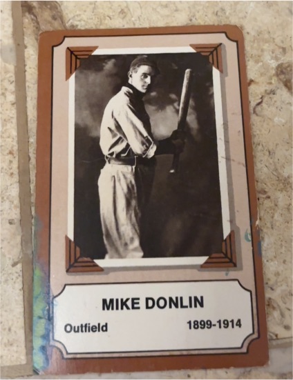 1974 Fleer Pioneers of Baseball #25 Mike Donlin — front