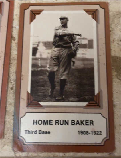 1974 Fleer Pioneers of Baseball #16 Home Run Baker — front