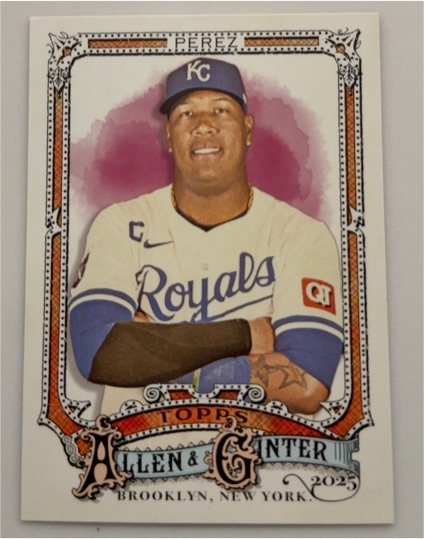 2025 Topps Allen & Ginter #165 Salvador Perez — front
