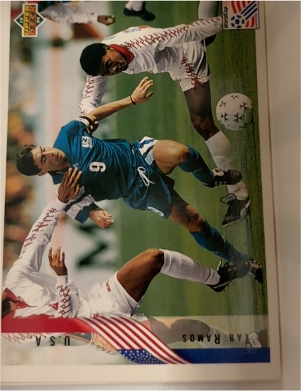 1994 Upper Deck World Cup #9 Tab Ramos — front