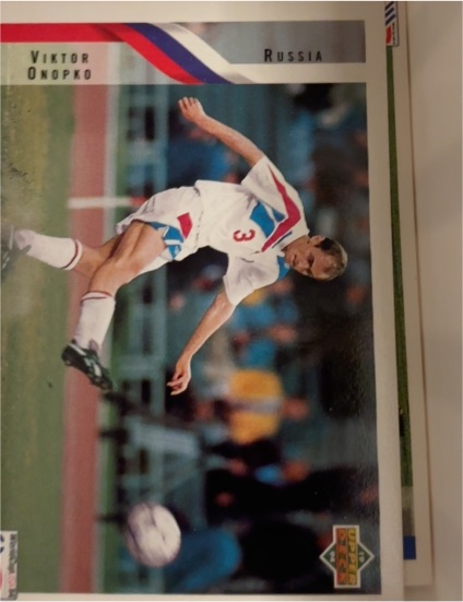 1994 Upper Deck World Cup #255 Viktor Onopko — front