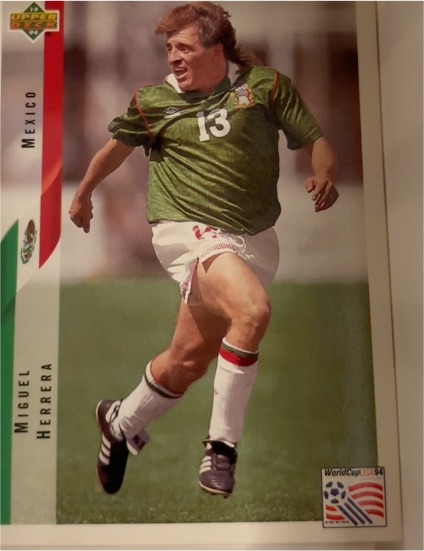 1994 Upper Deck World Cup #35 Miguel Herrera — front