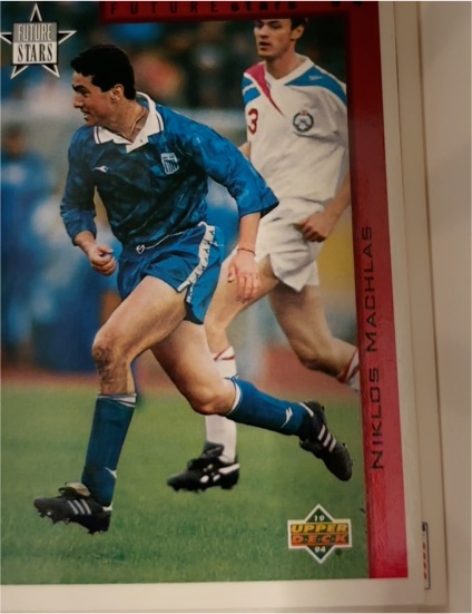 1994 Upper Deck World Cup #290 Niklos Machlas — front