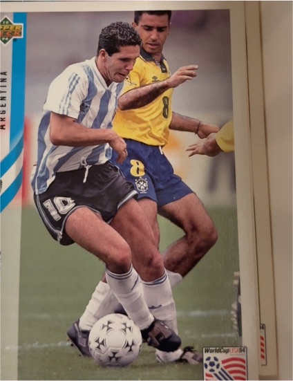 1994 Upper Deck World Cup #232 Diego Simeone — front