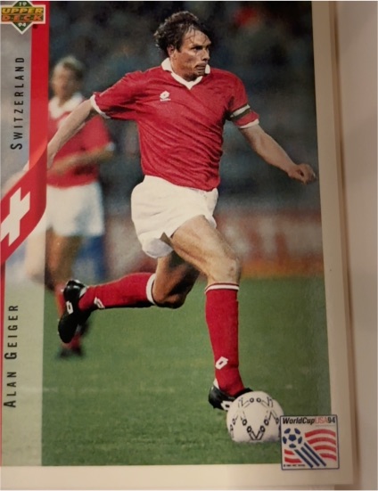1994 Upper Deck World Cup #132 Alan Geiger — front
